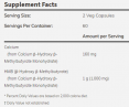 HMB 500 mg / 120Vcaps.