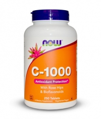 NOW Vitamin C-1000 with Rose Hips & Bioflavonoids 250 tabs.