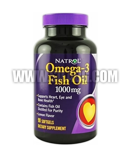 NATROL Omega-3 Fish Oil 1000mg. / 90 Softgels