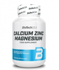 BIOTECH USA Calcium Zinc Magnesium 100 Tabs.