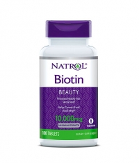 NATROL Biotin Maximum Strength 10,000 mcg. / 100 Tabs.