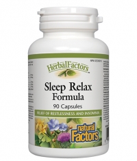 NATURAL FACTORS Sleep Relax Formula 325mg. / 90 Caps.