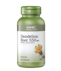 GNC Herbal Plus Dandelion Root 550 mg. / 100 Caps.
