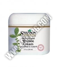 SWANSON Wrinkle Cream With DMAE & CoQ10, 98% Natural 59ml.