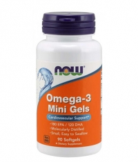 NOW Omega-3 Mini Gels 500mg / 90 Softgels