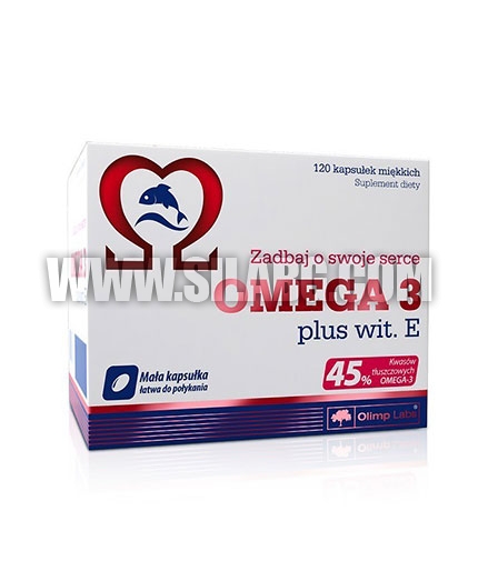 OLIMP Omega 3 plus Vitamin E 500mg. / 120 Caps.