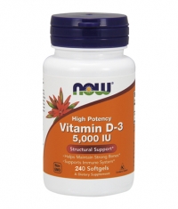 NOW Vitamin D-3 / 5000 IU / 240 Softgel