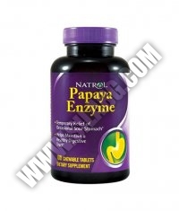 NATROL Papaya Enzyme 100 Chew Tabs.
