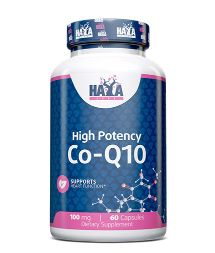 HAYA LABS High Potency Co-Q10 100mg. / 60vcaps.
