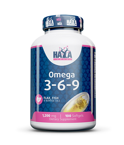 HAYA LABS Omega 3-6-9 1200 mg / 100 Softgels