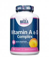 HAYA LABS Vitamin A & D Complex / 100 Softgels