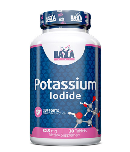 HAYA LABS Potassium Iodide 32.5mg. / 30 Tabs.