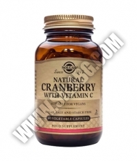 SOLGAR Cranberry with Vitamin C / 60 vcaps.