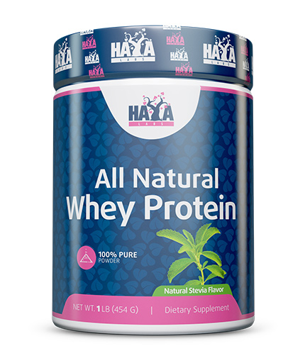 HAYA LABS 100% Pure All Natural Whey Protein / Stevia 0.454
