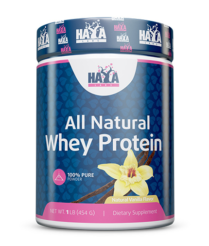 HAYA LABS 100% Pure All Natural Whey Protein / Vanilla 0.454