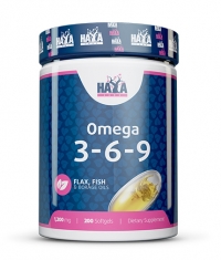 HAYA LABS Omega 3-6-9 1200 mg / 200 Softgels