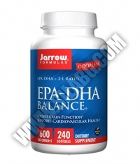 Jarrow Formulas EPA-DHA Balance® 600mg. / 240 Soft.