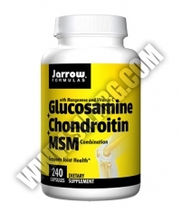 Jarrow Formulas Glucosamine + Chondroitin + MSM / 240 Caps.