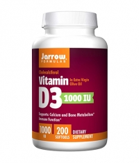 Jarrow Formulas Vitamin D3 1000IU / 200 Soft.