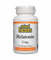 NATURAL FACTORS Melatonin 3mg. / 90 Tabs.