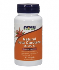 NOW Beta Carotene Natural 25.000 IU / 90 Softgels
