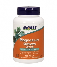 NOW Magnesium Citrate 200 mg / 100 Tabs