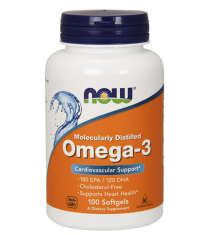NOW Omega 3 Fish Oil 1000 mg. / 100 Softgels
