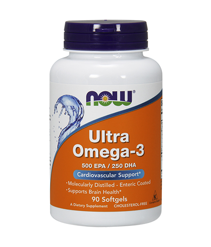 NOW Ultra Omega 3 Fish Oil 90 Softgels