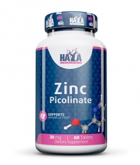 HAYA LABS Zinc Picolinate 30 mg / 60 Tabs