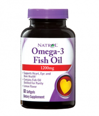 NATROL Omega-3 Fish Oil 1200mg / 60 Soft.