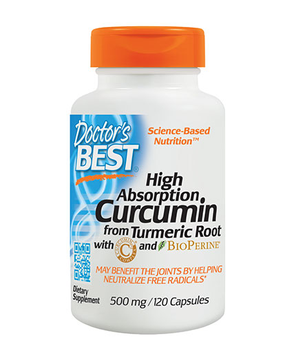 DOCTOR'S BEST High Absorption Curcumin 500mg. / 120 Caps.