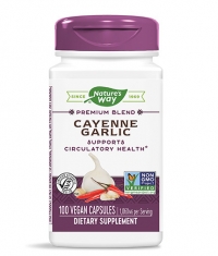 NATURES WAY Cayenne Garlic / 100 Vcaps.