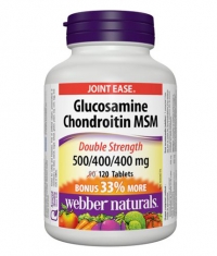 WEBBER NATURALS Glucosamine Chondroitin MSM / 120Caps.