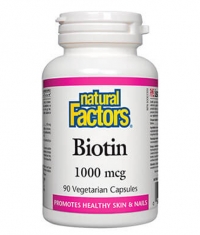 NATURAL FACTORS Biotin 1000mcg. / 90 Vcaps.