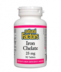 NATURAL FACTORS Iron Chelate 25mg. / 90 Tabs.