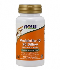 NOW Probiotic-10 ™ / 25 Billion / 100 Vcaps