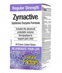 NATURAL FACTORS Zymactive Regular Strength / 90 Tabs.