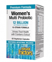 NATURAL FACTORS Women's Multi Probiotic / 60 Vcaps.