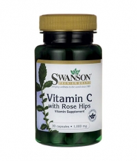 SWANSON Vitamin C with Rose Hips 1000mg. / 30 Caps