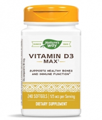 NATURES WAY Vitamin D3 5000 IU / 240 Softgels