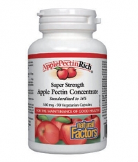 NATURAL FACTORS Super Strength Apple Pectin Concentrate / 90Vcaps