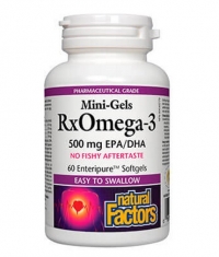 NATURAL FACTORS RX Omega 3 Mini-gels 1155 mg / 60 Softg