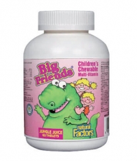 NATURAL FACTORS Big Friends Children's Chewable Multi-Vitamins / 60 Tabs