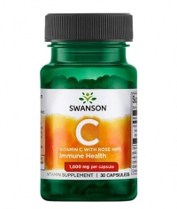 SWANSON Vitamin C with Rose Hips 1000mg. / 30 Caps
