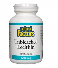 NATURAL FACTORS Unbleached Lecithin 1200mg / 180 Softg