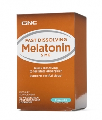 GNC Melatonin Peppermint 5mg / 60 Lozenges
