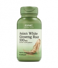 GNC Herbal Plus Asian White Giseng Root 500mg / 90 Caps.
