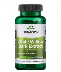 SWANSON Maximum Strength White Willow Bark 500mg. / 60 Vcaps