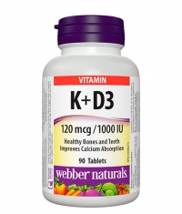 WEBBER NATURALS Vitamins K + D3 / 90 Tabs