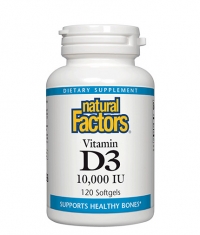 NATURAL FACTORS Vitamin D3 10000 IU / 120 Softgels